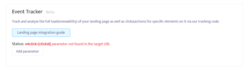 Mondiad event tracker