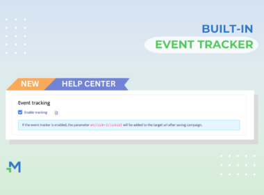 Mondiad built-in event tracker tool launch