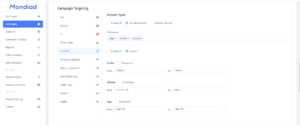 Mondiad’s advanced targeting