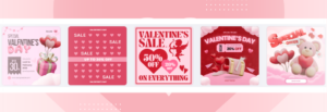 Valentine's Day advertising